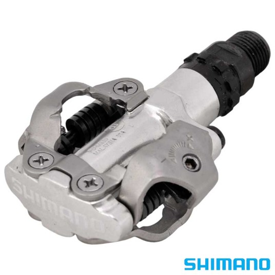 Pedał PD-M520 SPD;9/16";Shimano;SREBRNE