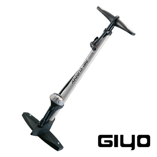 Pompka GIYO GF-55P Stojąca;Stal/PCV;Manometr;AV/DV