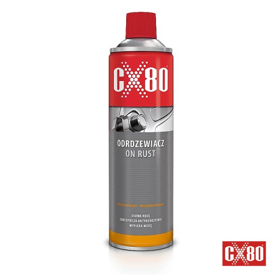 Preparat CX80 On Rust;Odrdzewiacz;Spray500ml