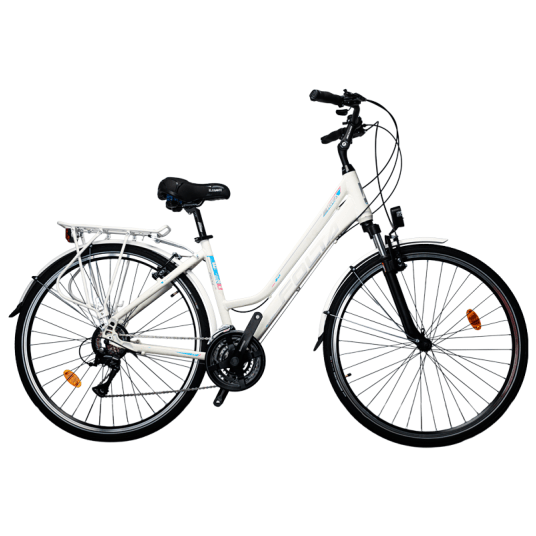 Rower 28" IGEA Alu;3x7s;VB WH
