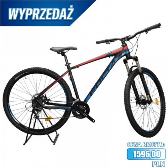 Rower 29" ARAGON A1 Alu;3x7s;DB;19" CZ/NB/RD -zdjęcie numer 1