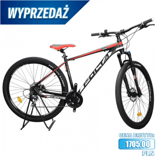 Rower 29" ARAGON A1H Alu;3x7s;DB;19" CZ/WH/RD -zdjęcie numer 1