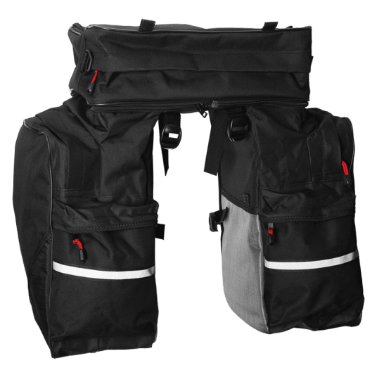 Sakwa BASSO-T001 n/Bagażnik;3kom.;49litrów