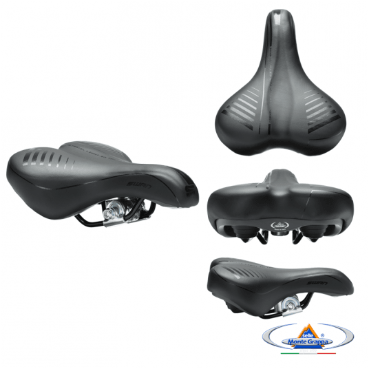 Siodło 046 SWAN 255x200mm;Czarne -zdjęcie numer 1