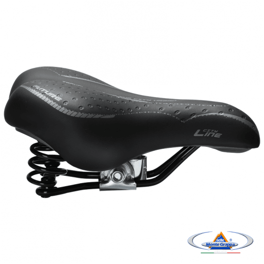 Siodło 1900 FUTURE Damskie;250x190mm;Sprężyny;Czarne -zdjęcie numer 4