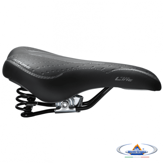 Siodło 1900 FUTURE Męskie;275x170mm;Sprężyny;Czarne -zdjęcie numer 4