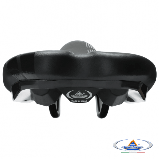 Siodło 3022 DIKE 280x150mm;Czarno/Czarne -zdjęcie numer 6