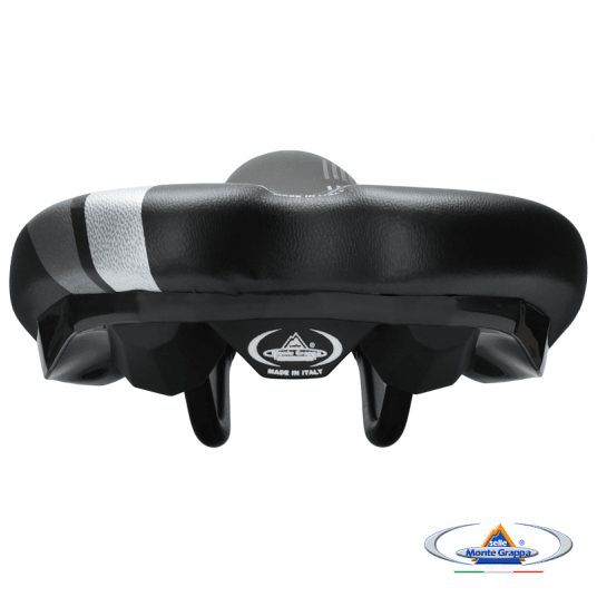 Siodło 3022 DIKE 280x150mm;Czarno/Srebrne -zdjęcie numer 6