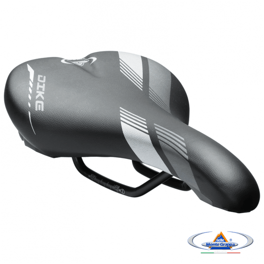 Siodło 3022 DIKE 280x150mm;Czarno/Srebrne -zdjęcie numer 5