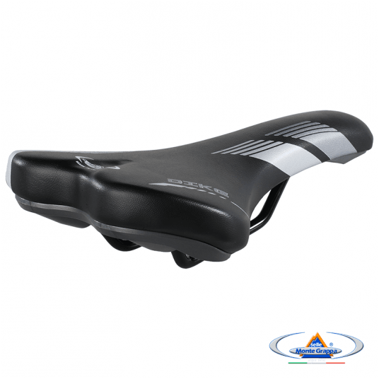 Siodło 3022 DIKE 280x150mm;Czarno/Srebrne -zdjęcie numer 2