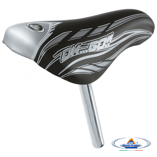 Siodło 450 OK GO Dziec.;210x120mm;Wsp.22mm;Czarno/Szare -zdjęcie numer 2