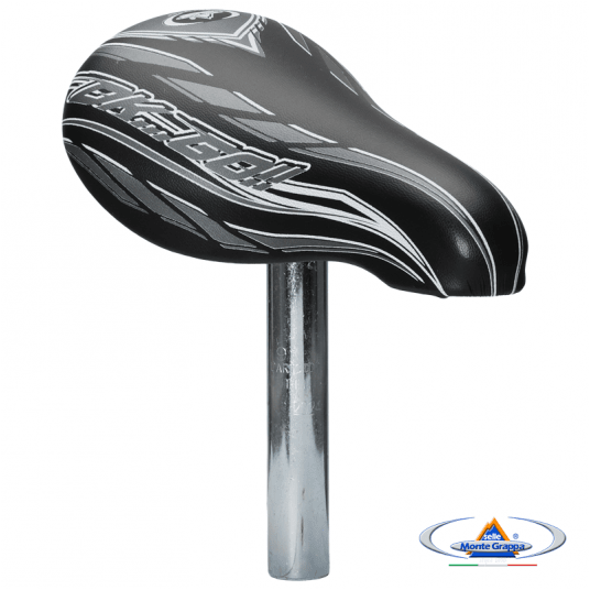 Siodło 450 OK GO Dziec.;210x120mm;Wsp.22mm;Czarno/Szare -zdjęcie numer 4