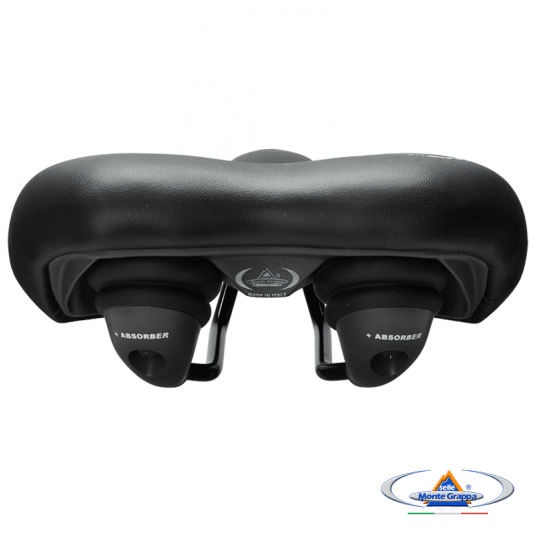 Siodło 6055PLUS NEVEA 260x205mm;Elastomer;Czarne -zdjęcie numer 6