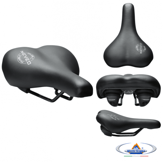 Siodło 6075PLUS NEVEO 275x180mm;Elastomer;Czarne -zdjęcie numer 1