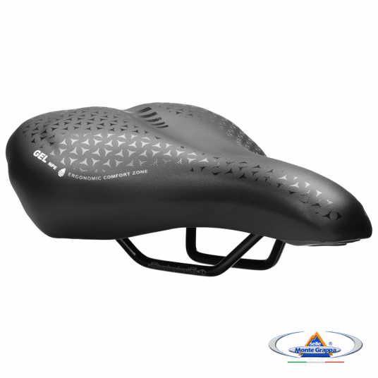 Siodło 6200GEL ASOLA Żelowe;265x195mm;Czarne -zdjęcie numer 5
