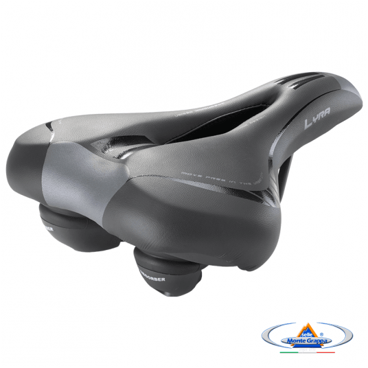 Siodło 6255PLUS LYRA 270x200mm;Elastomer;Czarne -zdjęcie numer 2