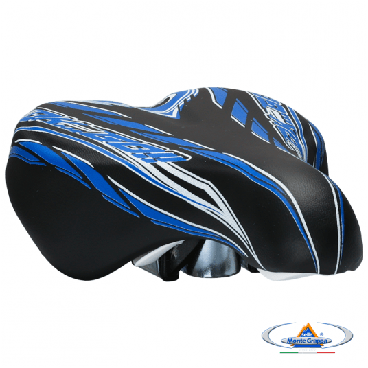 Siodło 996 OK GO Dziec.;220x145mm;Jarzmo;Czarno/Niebieskie -zdjęcie numer 6