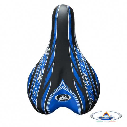 Siodło 996 OK GO Dziec.;220x145mm;Jarzmo;Czarno/Niebieskie -zdjęcie numer 4