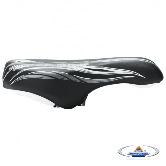 Siodło 996 OK GO Dziec.;220x145mm;Jarzmo;Czarno/Szare -zdjęcie numer 4