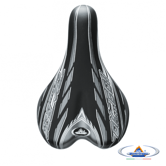 Siodło 996 OK GO Dziec.;220x145mm;Jarzmo;Czarno/Szare -zdjęcie numer 3