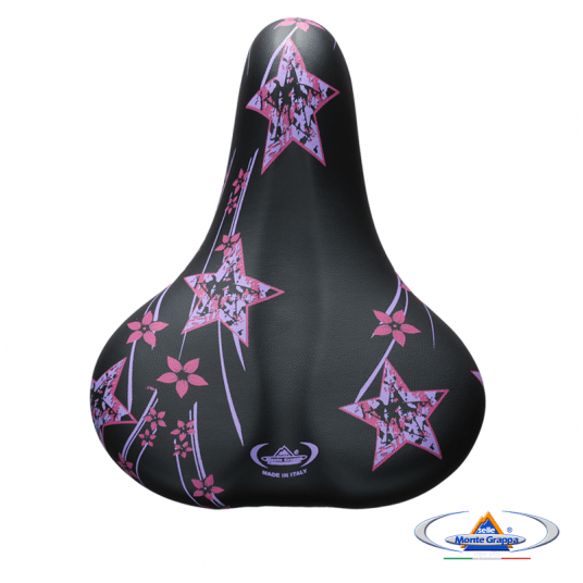 Siodło 997 MAGIC Junior;240x190mm;Jarzmo;Czarno/Różowe -zdjęcie numer 3