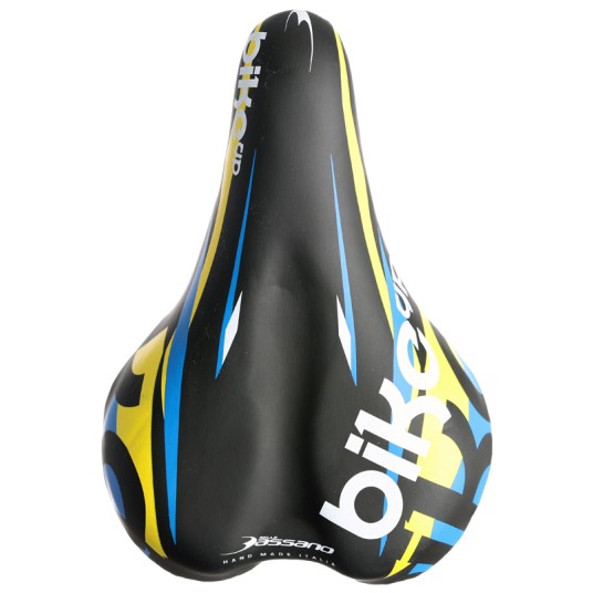 Siodło BIKE GP Dziec.;CZ/YE/NIEBIESKIE