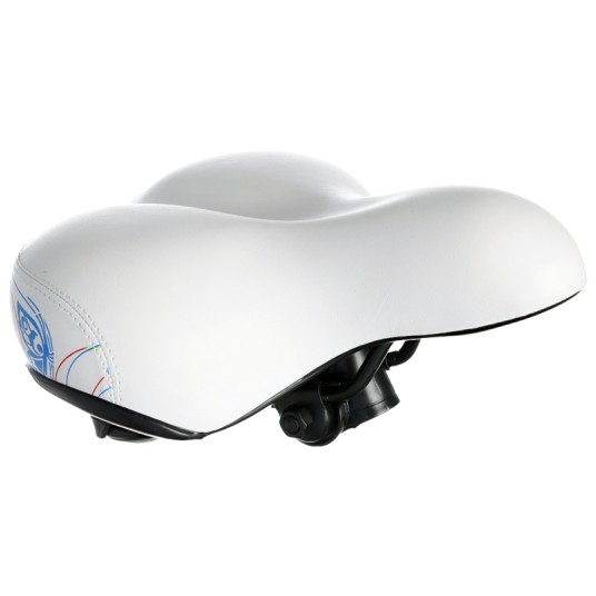 Siodło GF-1093 City;250x205mm;Elastomer;Białe