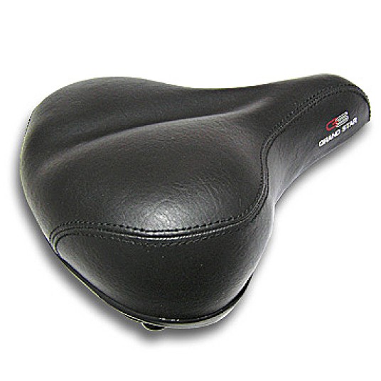 Siodło GS-608-1B1D 245x215mm;Czarne
