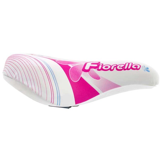 Siodło IB-FIORELLA Dziec.;240x145mm;Jarzmo;BIAŁE