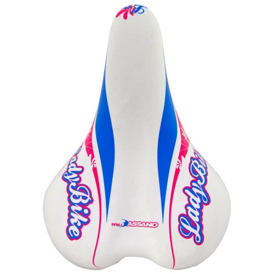 Siodło IB-LADY BIKE Dziec.;240x145mm;Jarzmo;BIAŁE