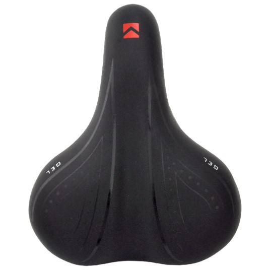 Siodło IB-VD842B Żelowe;Elastomer;City;270x225mm