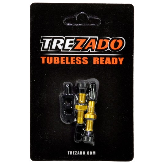 Zawór TREZADO Presta 34mm d/Tubeless;2szt;GD