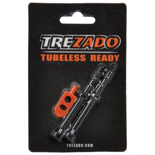 Zawór TREZADO Presta 60mm d/Tubeless;2szt;CZ