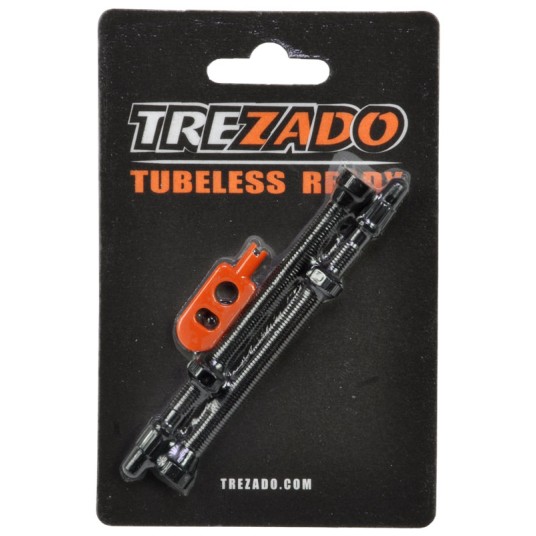 Zawór TREZADO Presta 80mm d/Tubeless;2szt;CZ