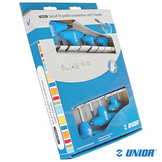 Zestaw kluczy torx UNR-193TXCS 7szt;Typ"T"