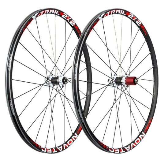 Zestaw kół Novatec X-TRAIL 2X2 26";CF/Alu;QR;MTB