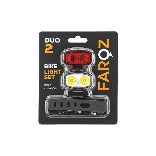 Zestaw lamp FAROZ DUO2 200lm/50lm -zdjęcie numer 2