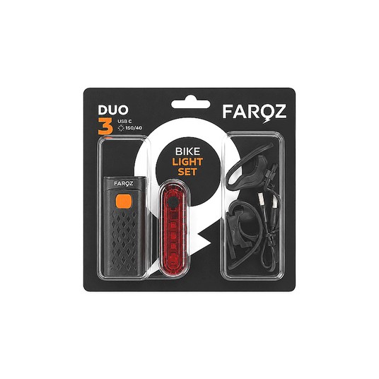 Zestaw lamp FAROZ DUO3 150lm/40lm -zdjęcie numer 2