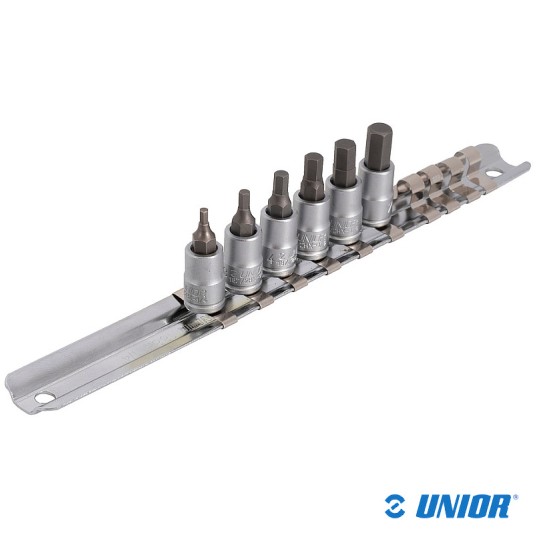 Zestaw nasadek UNR-187HHXP6 1/4";Imbusy;6szt