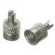 Kapturek zaworu KA-3 Metal;Schrader;Kluczyk;10szt