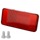 Odblask tył TF-507 Prostokątny;n/Bagażnik;Czerwony -zdjęcie numer 1