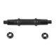 Oś mech.korb. OSN-3U CrMo;KW;Nakrętka;L:127.5mm