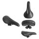 Siodło IB-GW636 MTB;265x160mm;Jarzmo;CZ/CZARNE