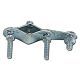 Uchwyt dynama D-1 Stal;Srebrny;5szt