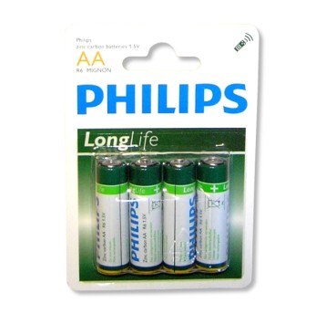 Bateria Philips AA R6 Longlife 4szt. BLISTER
