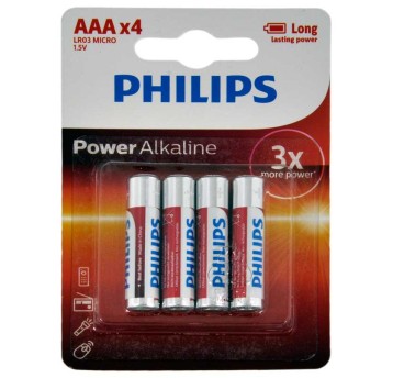 Bateria Philips AAA LR03 Powerlife 4szt. BLISTER