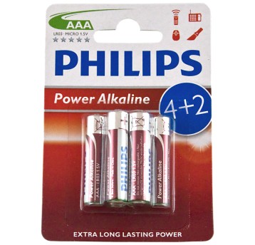 Bateria Philips AAA LR03 Powerlife 6szt. BLISTER