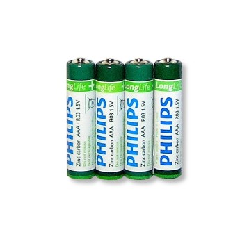 Bateria Philips AAA R03 LongLife 4szt. FOLIA