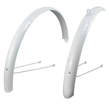 Błotnik kpl. CS006 Stal;26";50x20mm;BIAŁY