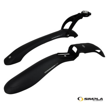 Błotnik kpl. SPL-HC3 PCV;24"-29";AMT;Czarny